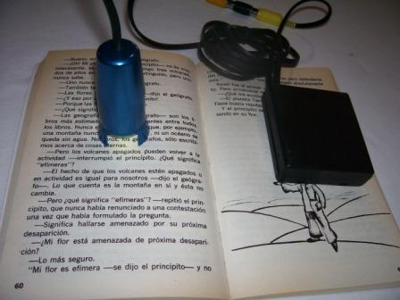 Videolector con libro
